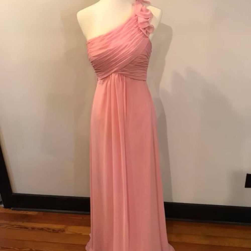 Pink Madeline Gardner Bridesmaids Dress